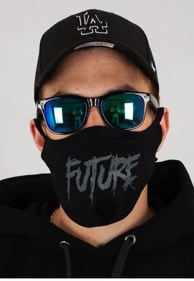 Maska Bawełniana Metoda Future Napis czarna