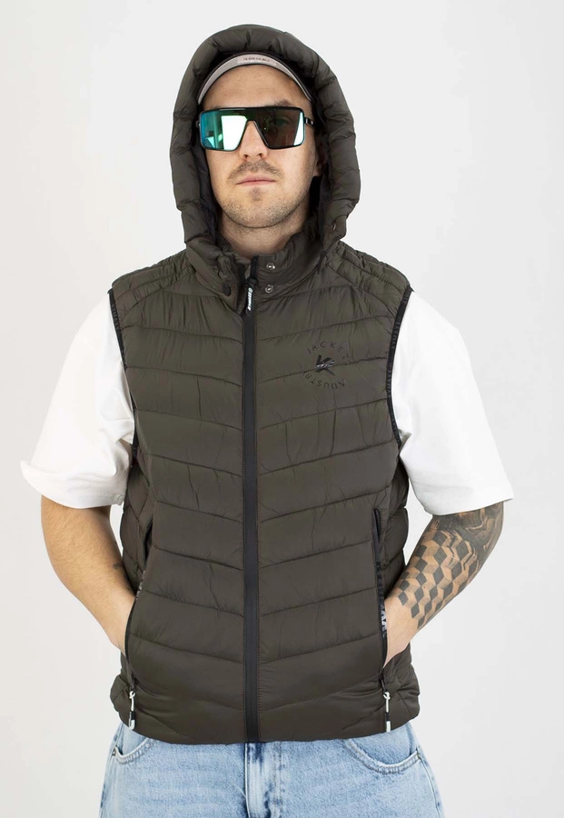 Bezrękawnik I8 Denim Z Kapturem khaki