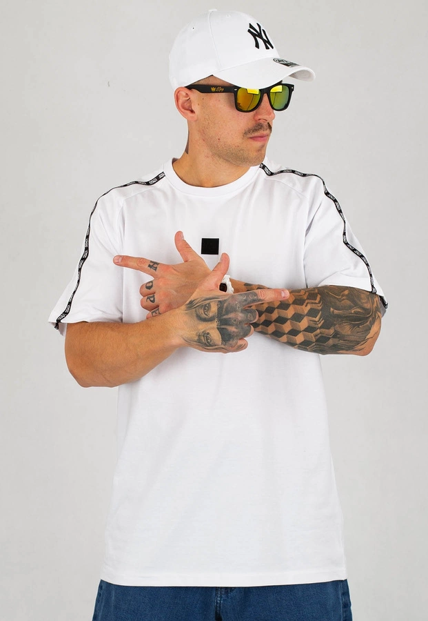 T-Shirt SSG Premium Logo Tape biały