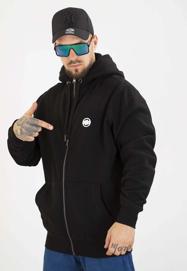 Bluza Pit Bull Z Kapturem ZIP Small Logo czarna
