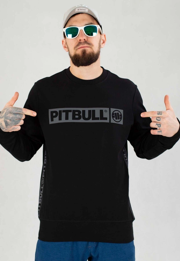 Bluza Pit Bull Bez Kaptura French Terry Albion czarna