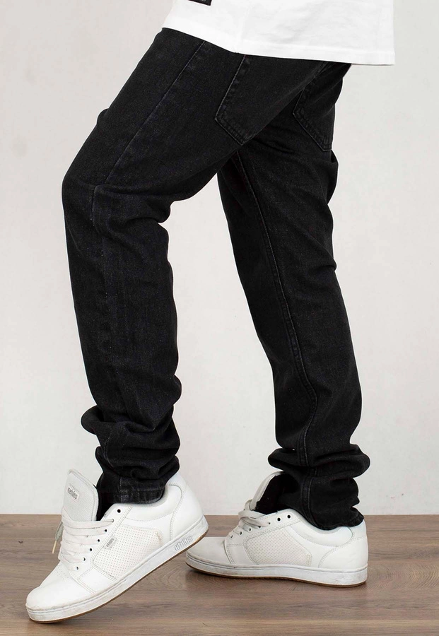 Spodnie Mass Tapered Fit Signature 2.0 light black washed