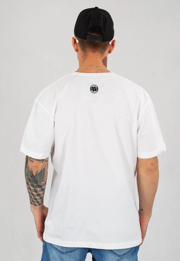 T-shirt Pit Bull Old Logo biały