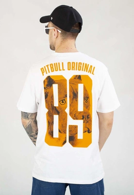 T-shirt Pit Bull Eighty Nine Dog white