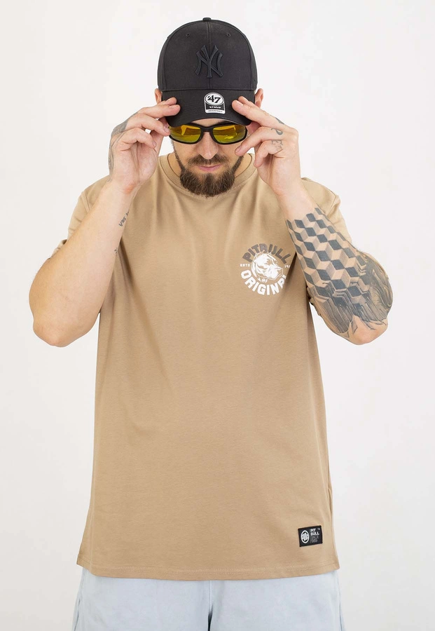 T-shirt Pit Bull Dog SD 170 sand savana