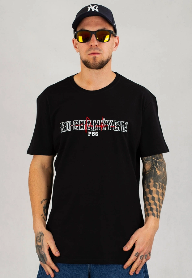 T-shirt Dudek P56 Kocham Życie czarny