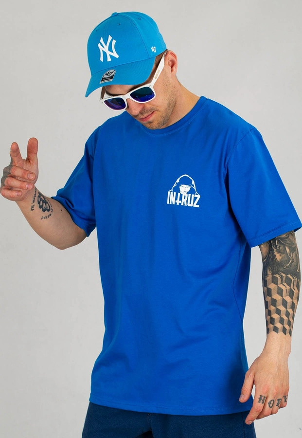 T-shirt Intruz Lokalny Chłopaczek niebieski