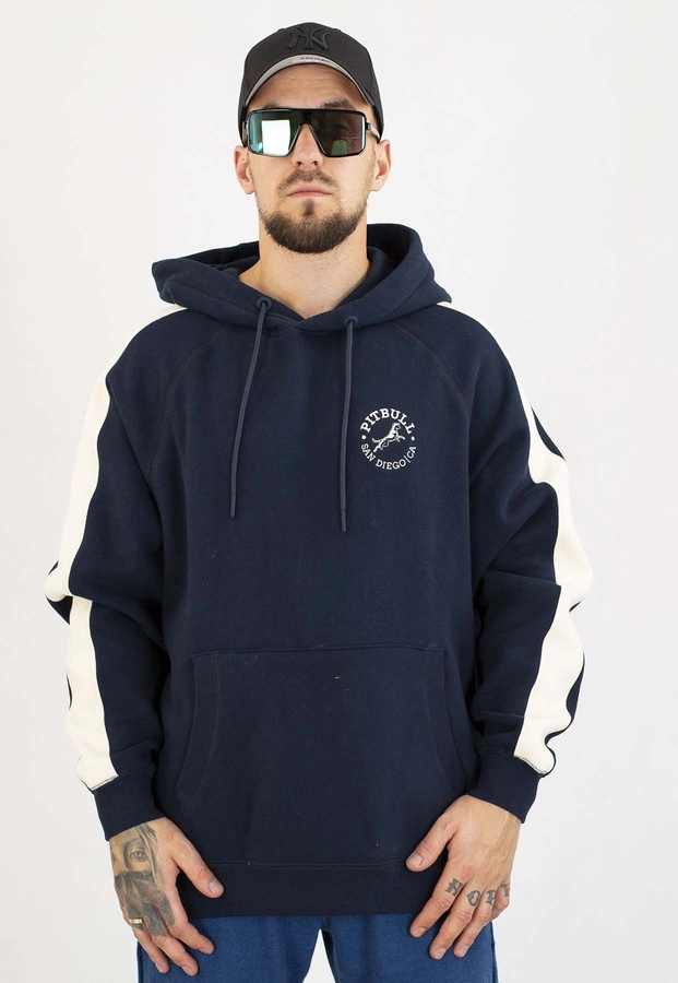 Bluza Pit Bull Z Kapturem San Diego CA dark navy