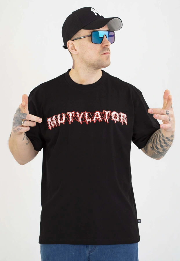 T-shirt Brain Dead Familia Mutylator czarny