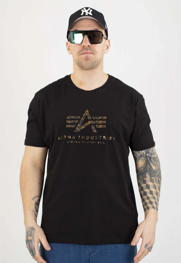 T-shirt Alpha Industries Basic Effect Print 100501Ep czarny
