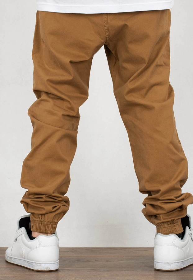 Spodnie Prosto Chino Jogger Call camel