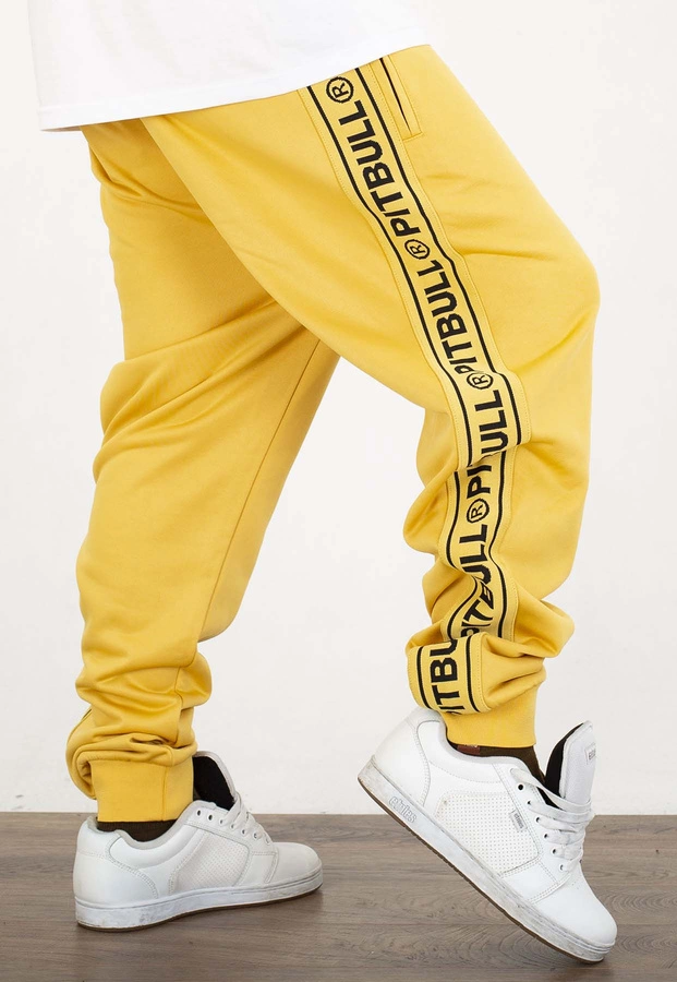 Dresy Pit Bull Oldschool Tape Logo yellow