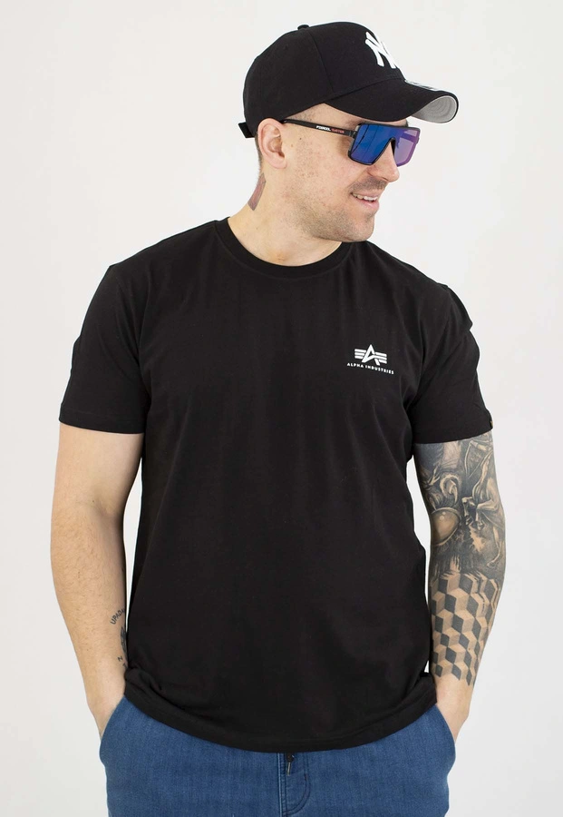 T-shirt Alpha Industries Back Print 128507 czarny