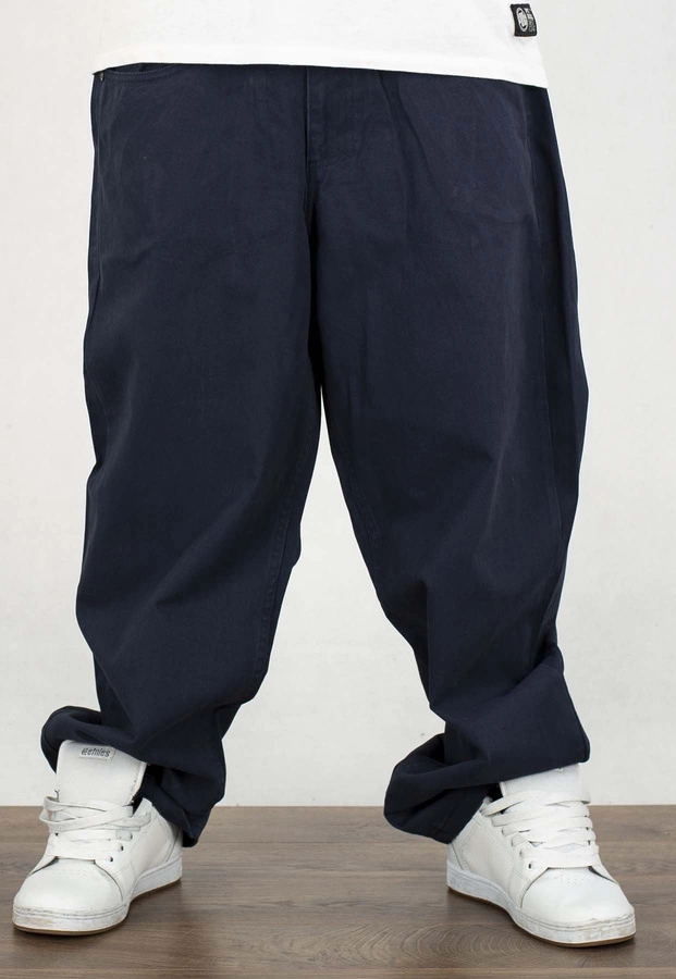 Spodnie Mass Pants Baggy Fit Slang granatowe