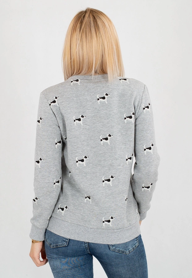 Bluza Diamante Wear Life Is Too Short, Dog szara