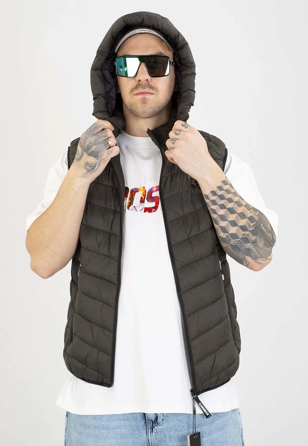 Bezrękawnik I8 Denim Z Kapturem khaki