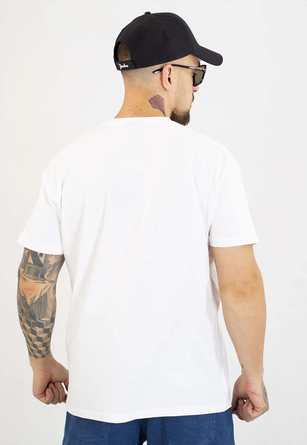 T-shirt Chada Żyję Dzięki Tym Tekstom biały