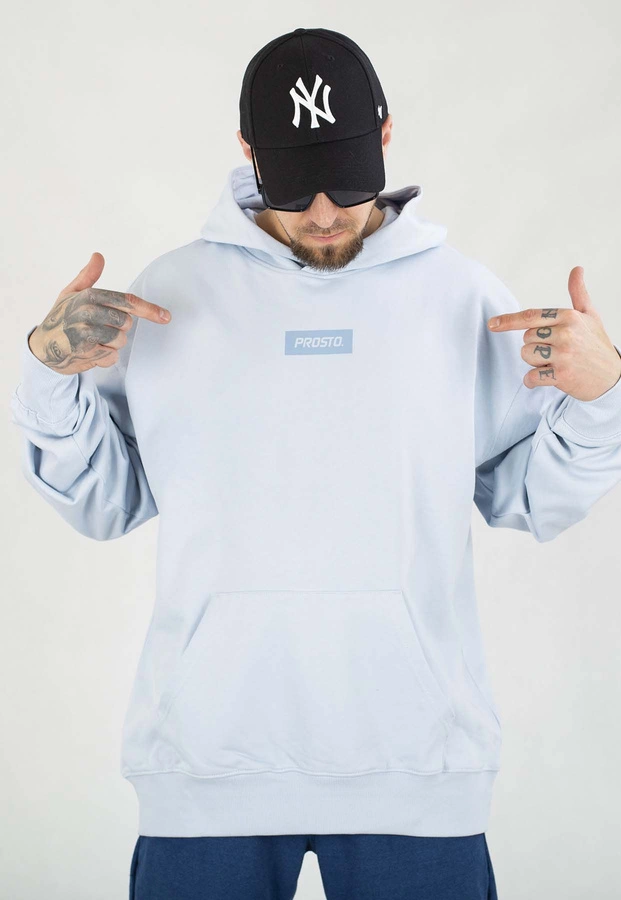 Bluza Prosto Z kapturem Box 2.0 jasno niebieska
