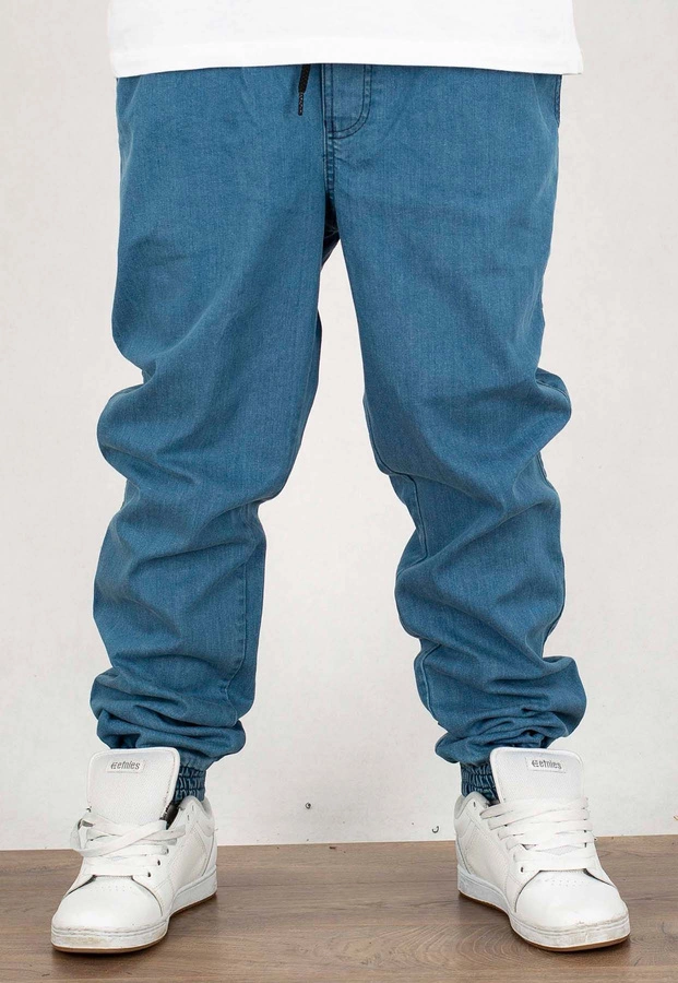 Spodnie Jigga Wear Crown Jogger Jeans light blue