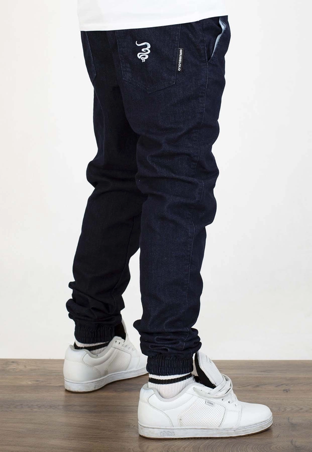 Spodnie Grube Lolo Dymek Back Haft dark