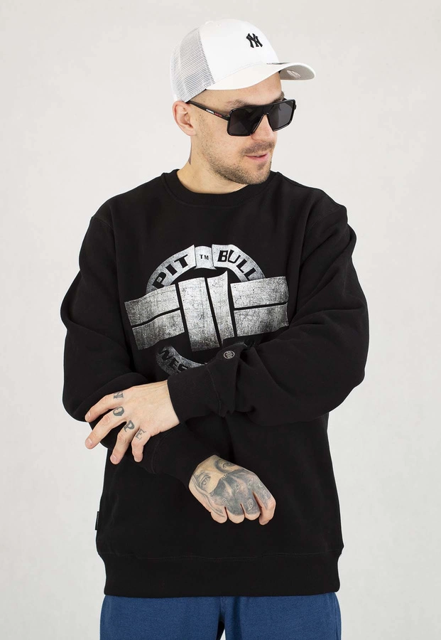 Bluza Pit Bull Bez Kaptura Steel Logo X czarna