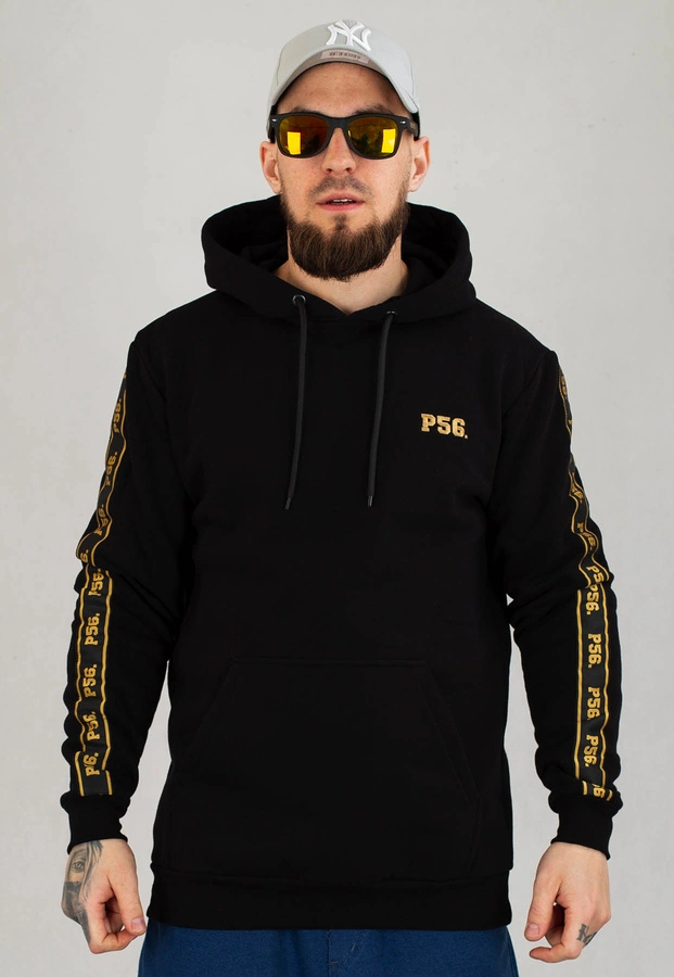 Bluza Dudek P56 Hoodie P56 Gold czarna