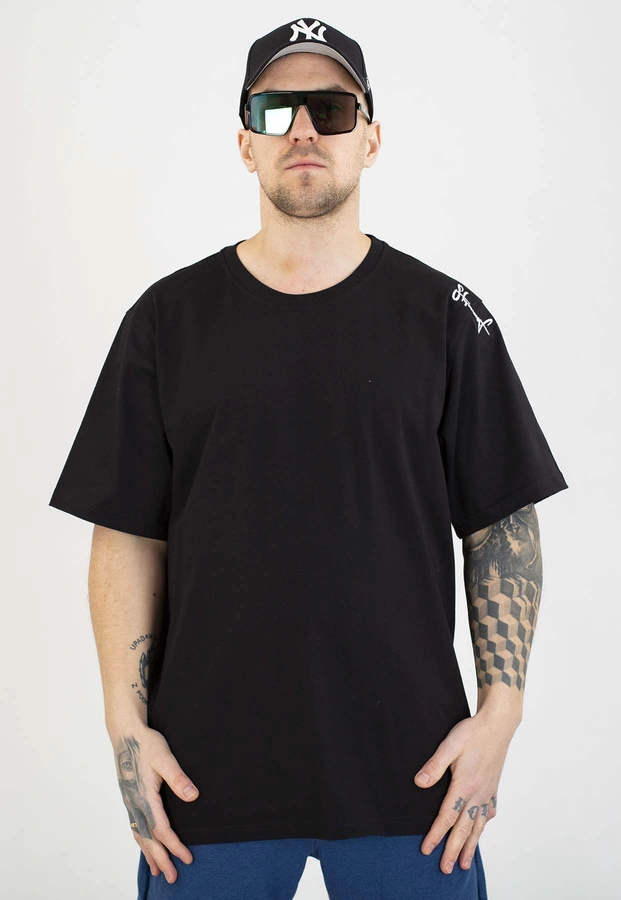 T-shirt Stoprocent Haftbark czarny biały