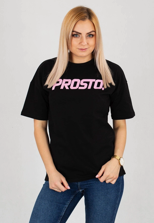 T-shirt Prosto Boyfrind Classie czarny