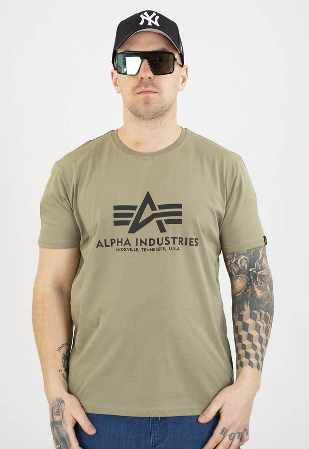 T-shirt Alpha Industries Basic 100501 oliwkowy