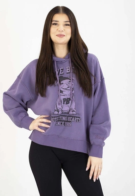 Bluza Pit Bull Z Kapturem Bites dusty grape