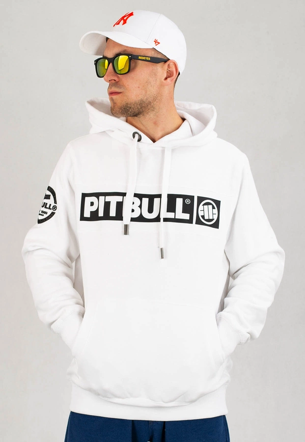 Bluza Pit Bull Z Kapturem Sherwood biała