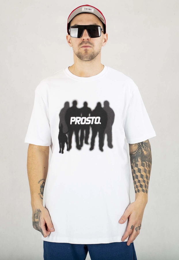 T-shirt Prosto Homies biały