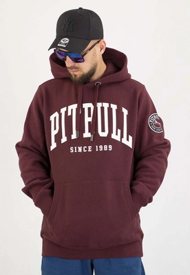 Bluza Pit Bull Z Kapturem Norton dark burgundy