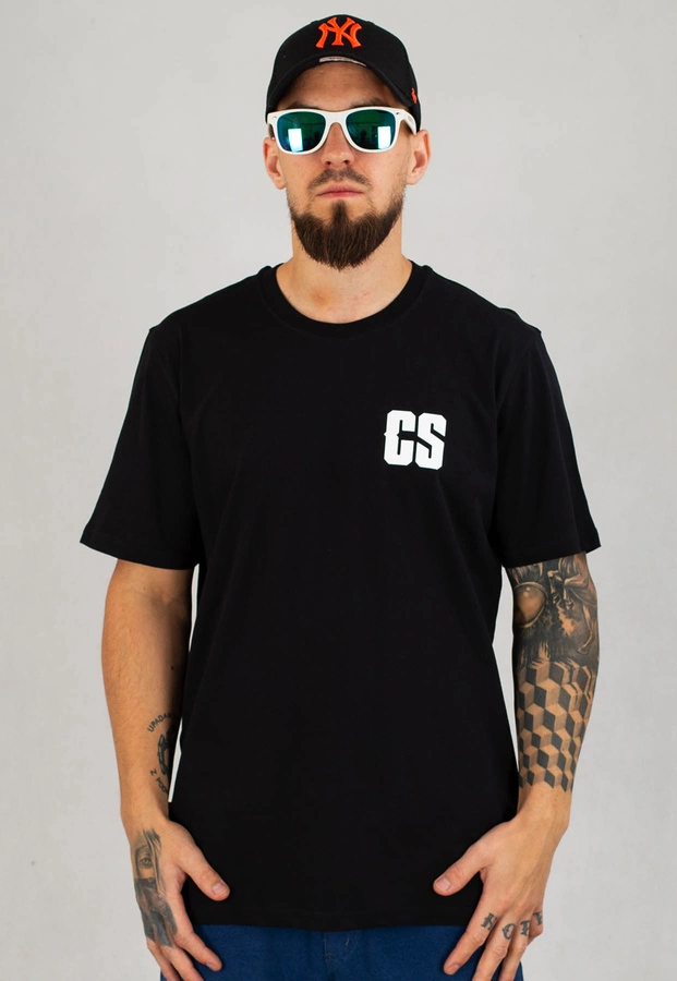 T-shirt Ciemna Strefa CS Face czarny