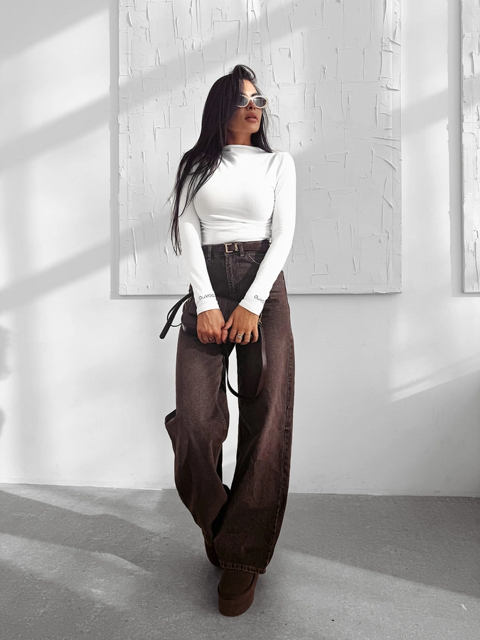 Longsleeve Olavoga Nerelia ecru