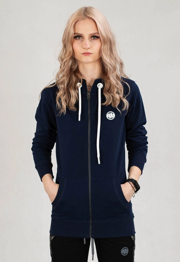 Bluza Pit Bull Zip French Terry Jasmine granatowa