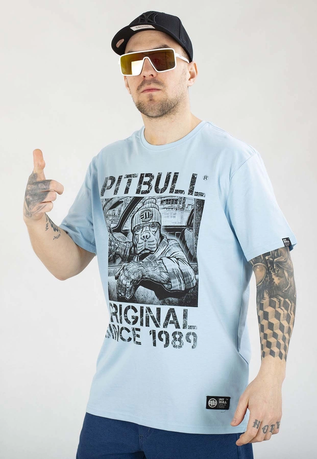 T-shirt Pit Bull 170 Drive light blue