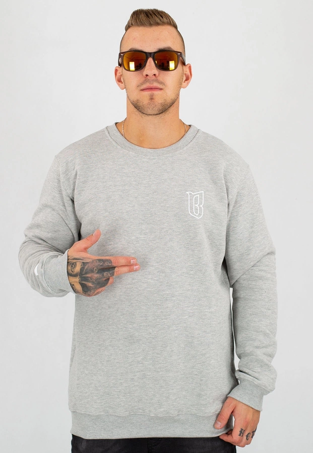 Bluza B.O.R. Biuro Ochrony Rapu Classic BORCrew Outline jasno szara