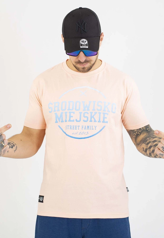 T-shirt Środowisko Miejskie Theme 2.0 łososiowa