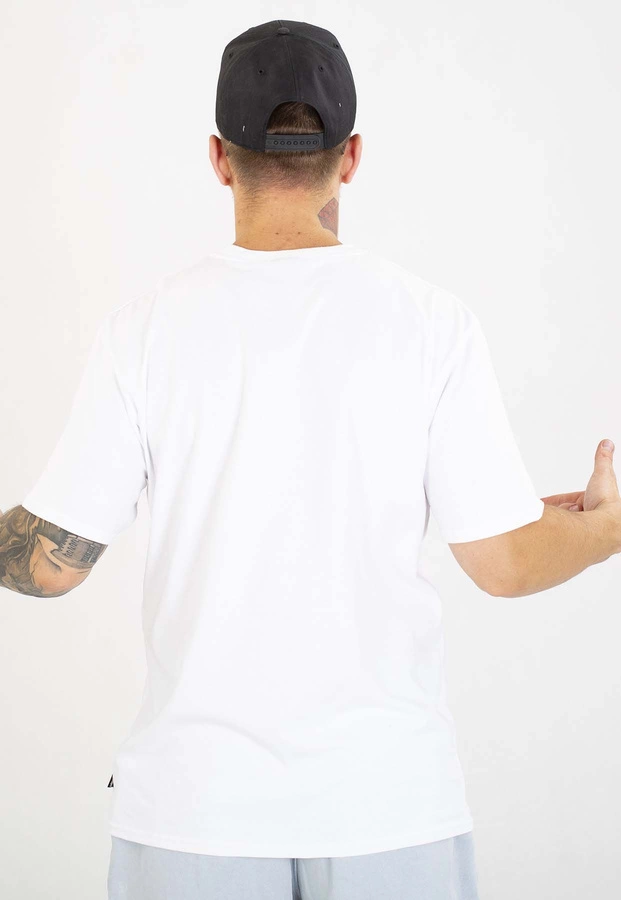T-shirt Diil Line biało czerwony
