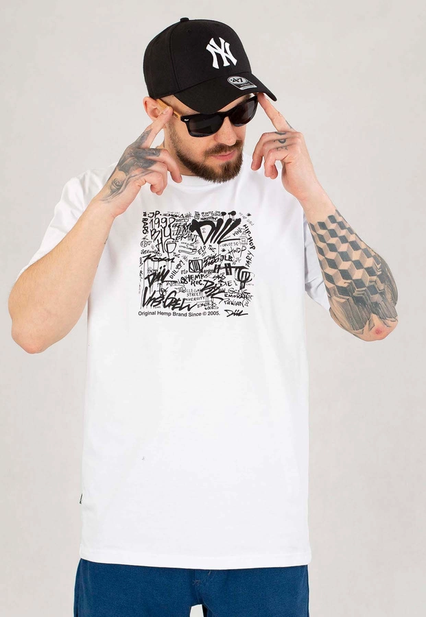 T-shirt Diil Draft biały