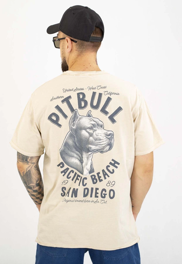 T-shirt Pit Bull Pacific 190 ultra light sand