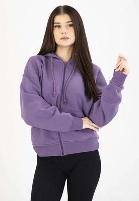 Bluza Pit Bull Z Kapturem ZIP Lovia dusty grape
