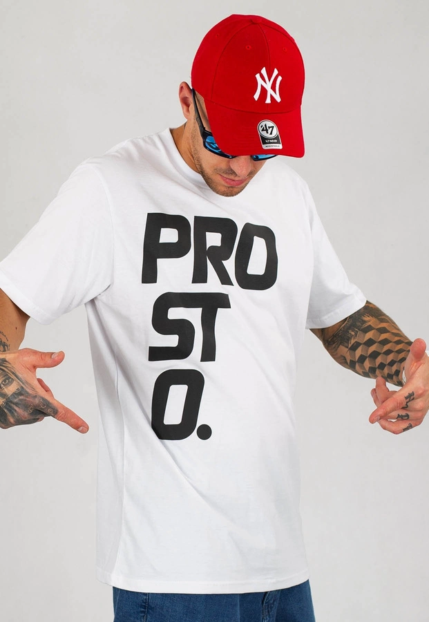 T-shirt Prosto Gegito biały