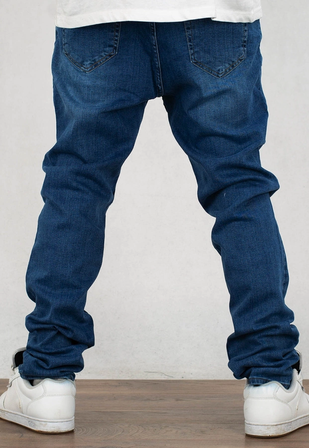 OUTLET Spodnie Croll Slim Jeans 6147 blue