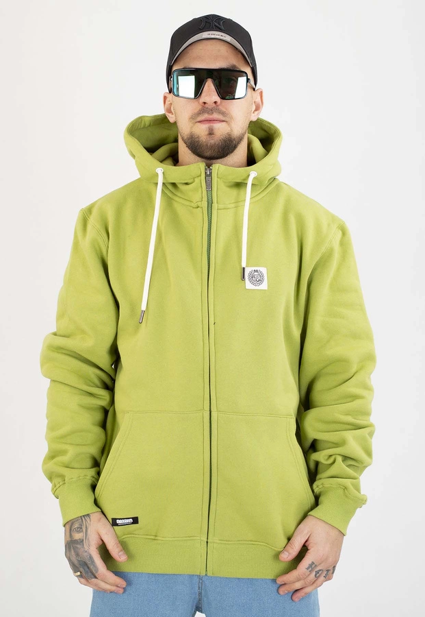 Bluza Mass Z Kapturem ZIP Patch oliwkowa