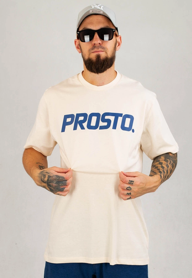 T-shirt Prosto Legacy beżowy