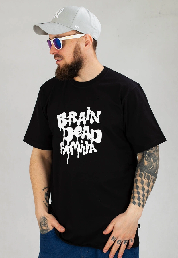 T-shirt Brain Dead Familia Toxic czarny