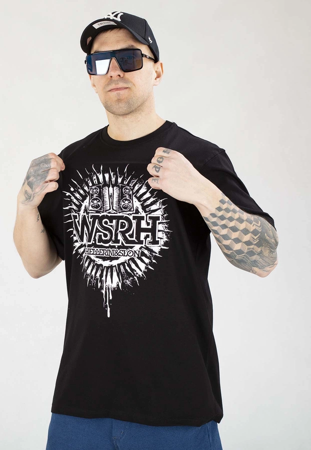 T-shirt WSRH Słońce czarny