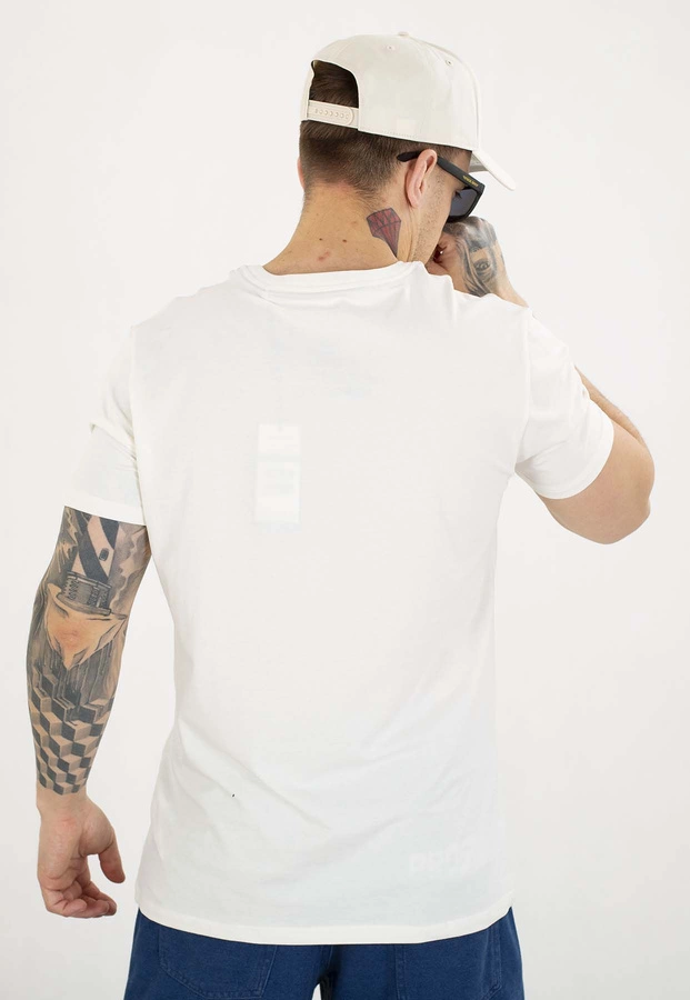T-shirt Pit Bull Slim Fit USA Cal 140 off white